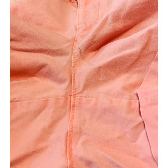 OLD NAVY MID-RISE, CUFFED SHORTS, WOMENS, 8 REG., PEACH, BUTTON & ZIP CLOSURE - Picture 9 of 12